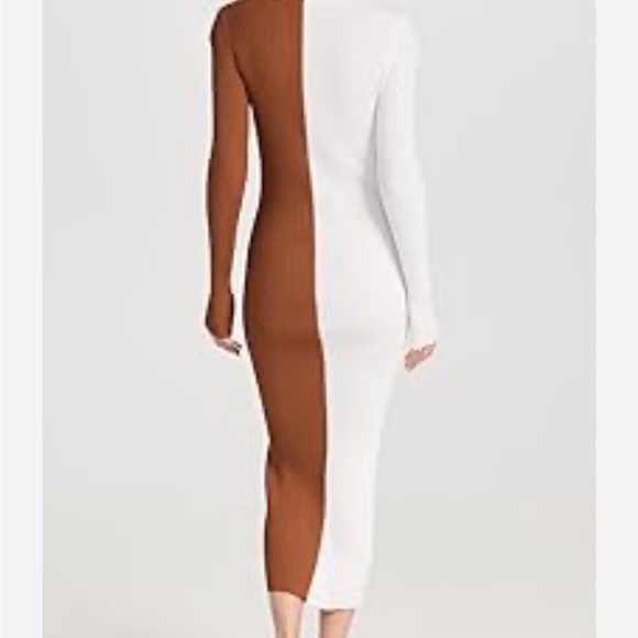 NEW STAUD Shoko Colorblock Midi Dress • XS - Picture 3 of 9